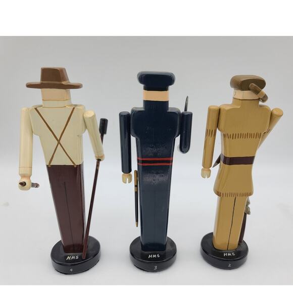 Experiences – The Daytripper 3- Vtg Wooden Toy Soldiers by Artist Patrick Jacob (Texas Alamo) 7\